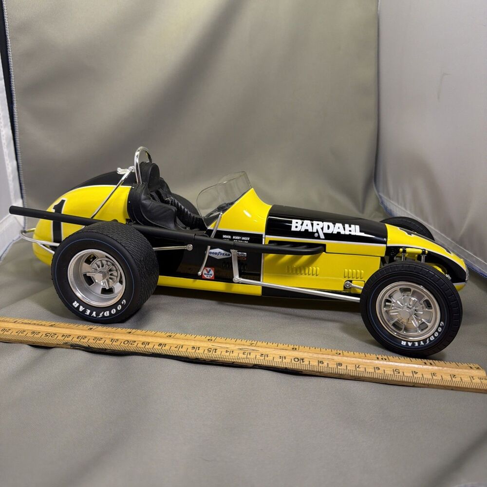 GMP 1:12 Bobby Unser 1969 Bardahl Special #1 Dirt Champ Ltd Ed #1043 13” Long